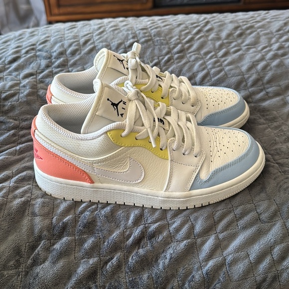 Air Jordan Low My First Coach Mutli Color Sneaker - Picture 4 of 11